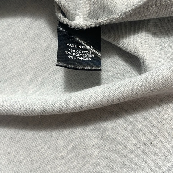 DREW ANTHROPOLOGIE grey sweatshirt material long sleeve with detached sleeves - Picture 4 of 5